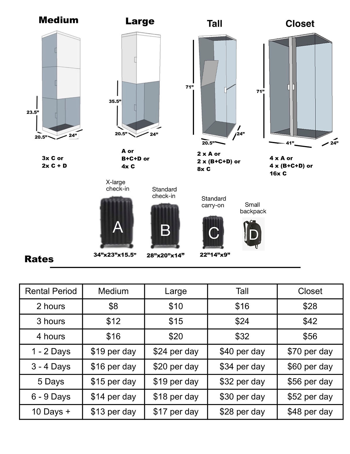Lax Luggage Storage LAX 24/7 Locker Rentals Los Angeles